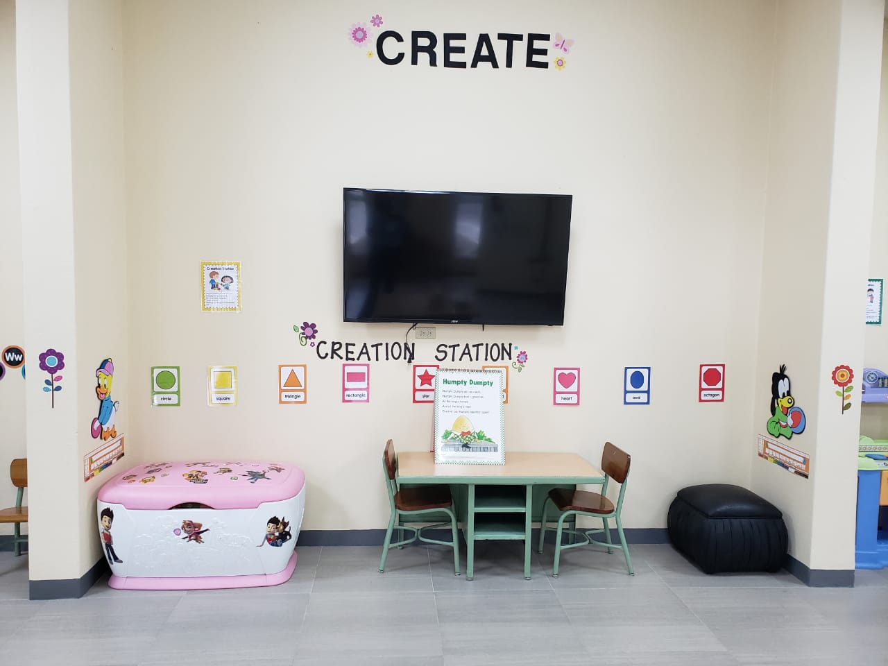 Pre-school children learning through play